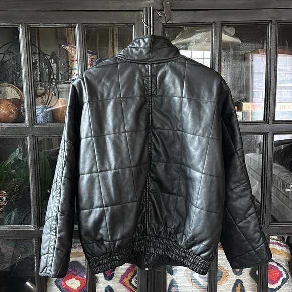 Free People Dolman Quilted Vegan Leather Jacket - Picture 6 of 6